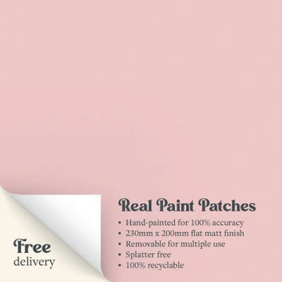 Love Heart Paint Patch Flat Matt Sample