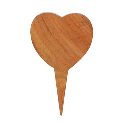 Love Heart Shaped Wooden Marker