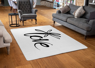 Love Type Designer Special Soft Home Rug