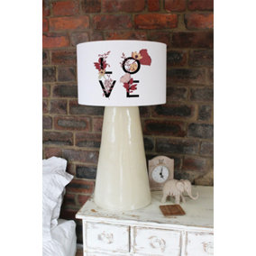 Love Typography (Ceiling & Lamp Shade) / 25cm x 22cm / Lamp Shade
