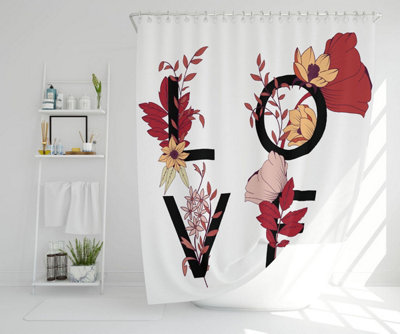 Love Typography (Shower Curtain) / Default Title Price Comparisons | Compare The Build