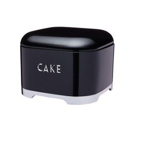 Lovello Black Cake Tin, Steel Curved design