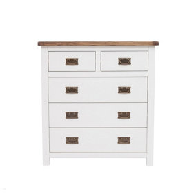 Lovere 5 Drawer Chest of Drawers Bras Drop Handle