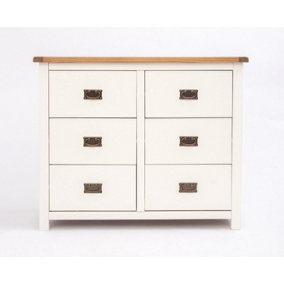 Lovere 6 Drawer Chest of Drawers Bras Drop Handle