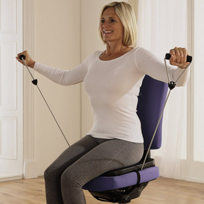 Low Impact Chair Exerciser Lightweight & Portable Arm & Upper Body Health & Fitness Muscle