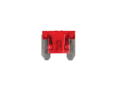 Low Profile Mini Blade Fuse 10-amp Red Pack 25 Connect 30440