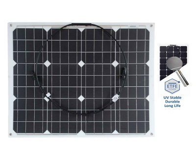 Lowenergie Flexible 50W Monocrystalline Solar Panel Only