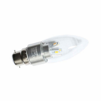 Lowenergie LED Candle Bulb B22 Warm White Dimmable