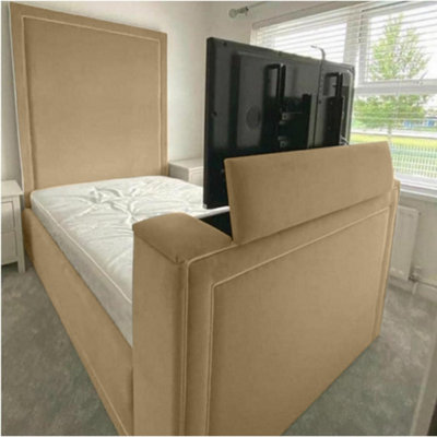 Tv bed deals beige