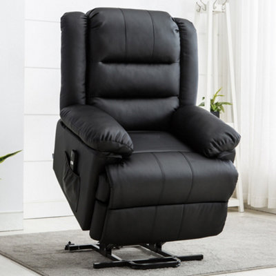 LOXLEY SINGLE MOTOR ELECTRIC RISER RISE RECLINER BONDED LEATHER ...