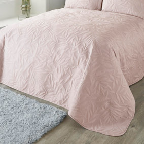 Luana Floral Pinsonic Microfibre Warm And Cosy Bedspread