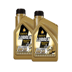Lubrex 0W-20 Fully Synthetic Engine Oil ACEA C5 API SN+ VW 508/509  - 2x1L