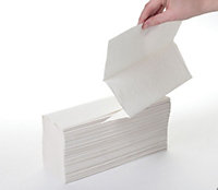 Lucart STRONG230Z 2 Ply  Z-Fold Towel White 20 Packs x 150 (3000) Sheets per box