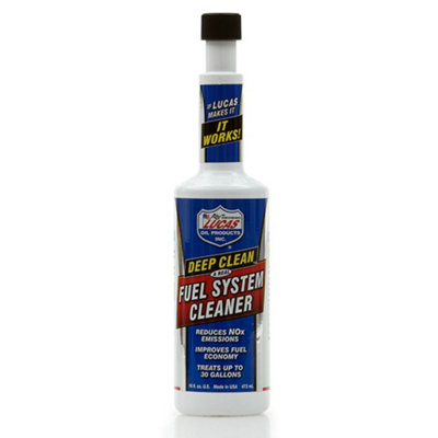 Lucas Oil - Deep Clean Fuel System Cleaner Petrol Reduces Nox Emission ...