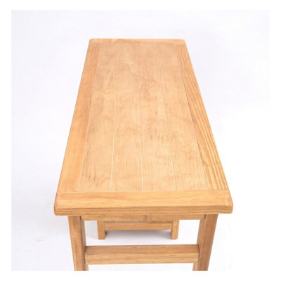 Lucca 3 Drawer Desk - Dressing Table Wood Knob