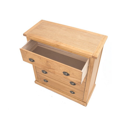 Lucca 4 Drawer Chest of Drawers Brass Cup Handle