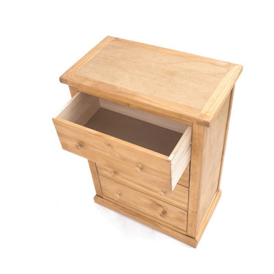 Lucca 4 Drawer Chest of Drawers Wood Knob