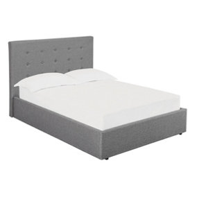 Lucca 5.0 Fabric Kingsize Bed Grey