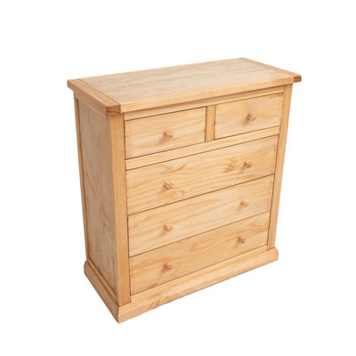 Lucca 5 Drawer Chest of Drawers Wood Knob