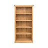 Lucca Waxed Bookcase 180x90x30cm