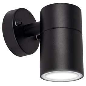 Luceco Azurar Single GU10 Wall Light Black
