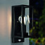 Luceco Azurar Wall Lantern with PIR GU10 Black