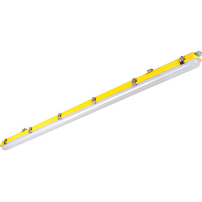 Luceco Site LED Arbeitsleuchte 110V, 40W, Gelb - IP65, Für Baustellen, Mit Faltbaren Beinen