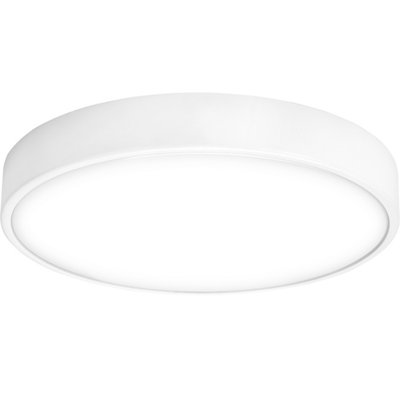 Luceco Eco Decorative Round Bulkhead Light, Colour Change 1350lm White