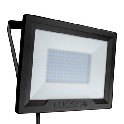 Luceco Essence 100W High Output Security Floodlight - BLACK