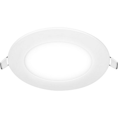 Luceco Essence Circular Slimline Downlight, 6W, 360lm, 4000K, White