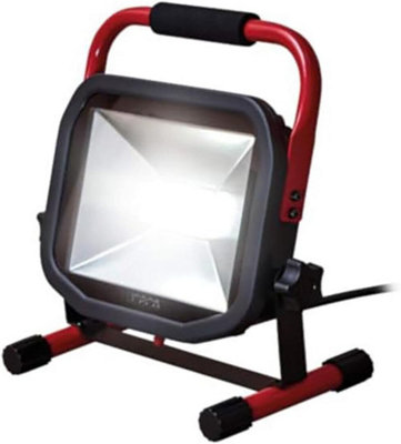 Luceco LED Work Light / Floodlight 38W (equivalent to 500W) - IP65 Waterproof, Portable WorkLight, Flood Lights Site