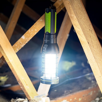 Luceco Multi-Functional Cage Rechargeable 360 Degree Worklight 600LM ...