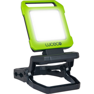 Luceco Rechargeable Folding Clamp Worklight 1000LM 9W 6500K - USB Charged