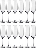 Lucente 200ml Crystal Champagne Flutes 12PC Set