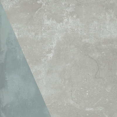 Lucerne Geometric Concrete Effect Porcelain Outdoor Tile - Pack of 60