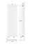 Lucia Square Vertical Double Panel Radiator - 1800mm x 528mm - 5810 BTU - Satin White - Balterley