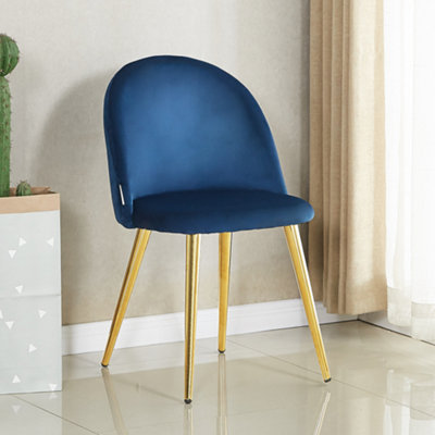 Royal blue dressing table chair new arrivals