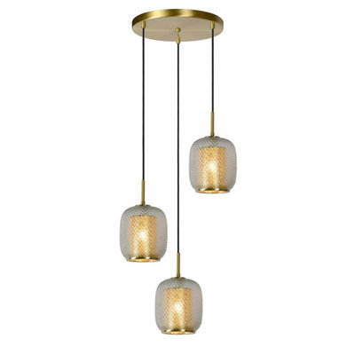 Vintage cluster pendant light deals
