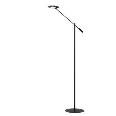 Lucide Anselmo Modern Floor Reading Lamp 25cm - LED Dim. - 1x9W 3000K - Black