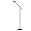 Lucide Anselmo Modern Floor Reading Lamp 25cm - LED Dim. - 1x9W 3000K - Black