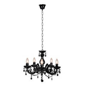 Black chandelier 2024 light b&q