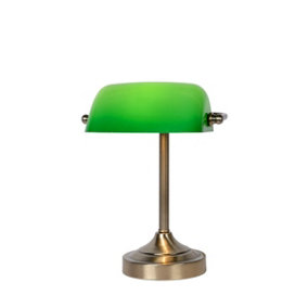 Lucide Banker Classic Desk Lamp - 1xE14 - Bronze