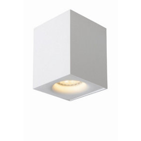 Lucide Bentoo-Led Modern Surface Mounted Ceiling Spotlight - LED Dim. - GU10 - 1x5W 3000K - White