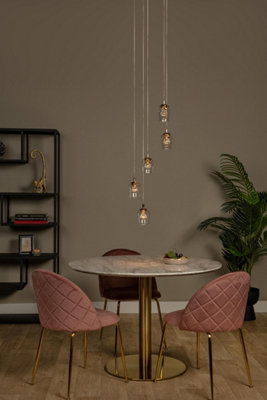 Lucide Berliane Pendant light Diameter 34cm LED Dim. 2700K - With replaceable LED module - Transparent