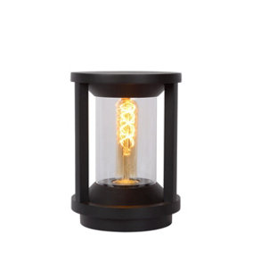 Lucide Cadix Modern Pedestal Light Outdoor 16cm - 1xE27 - IP65 - Black