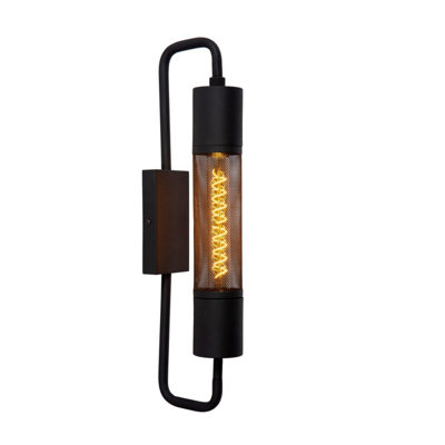 Lucide Calixt Modern Wall Light - 1xE27 - Black