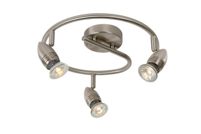 Lucide TAYLOR - Plafondspot - LED Dim to warm - GU10 - 2x5W - IP44 - Wit