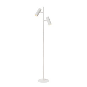 Lucide Clubs Modern Floor Lamp - 2xGU10 - White