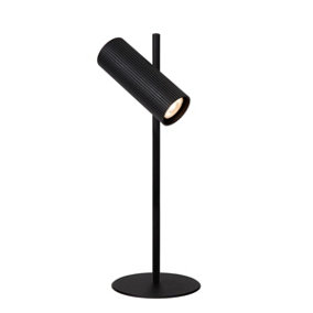 Lucide Clubs Modern Table Lamp - 1xGU10 - Black