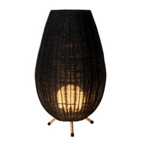 Lucide Colin Cottage Table Lamp 30cm - 1xG9 - Black